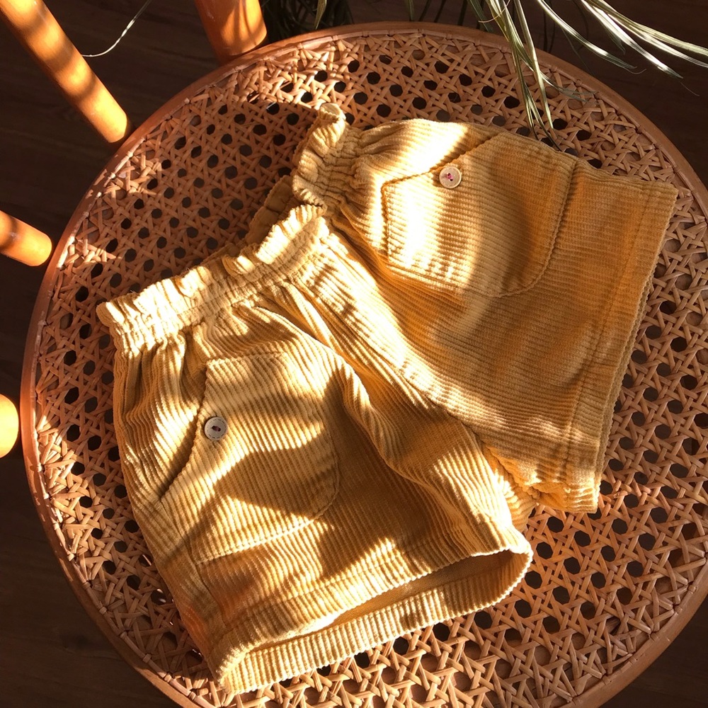 Zara corduroy shorts